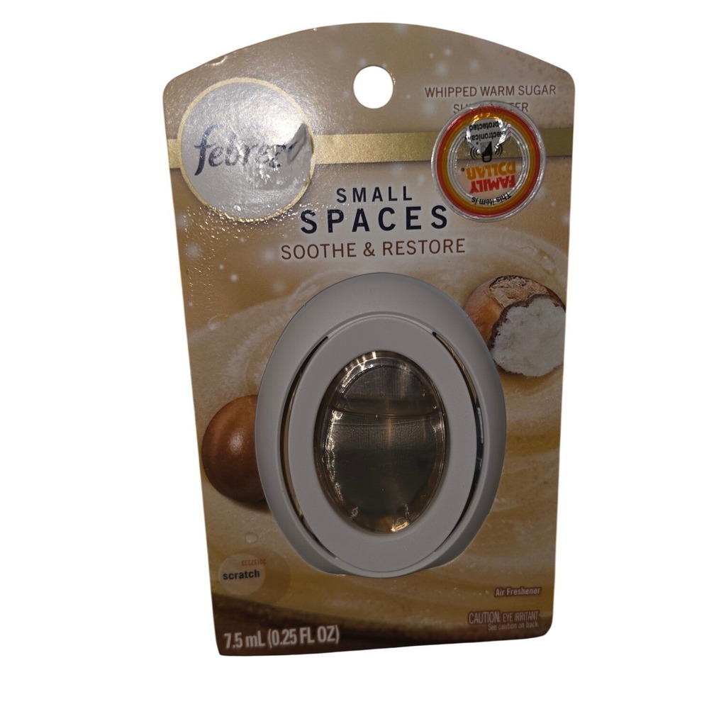 Febreze Small Spaces Soothe & Restore Whipped Warm Sugar Air Freshener 7.5mL